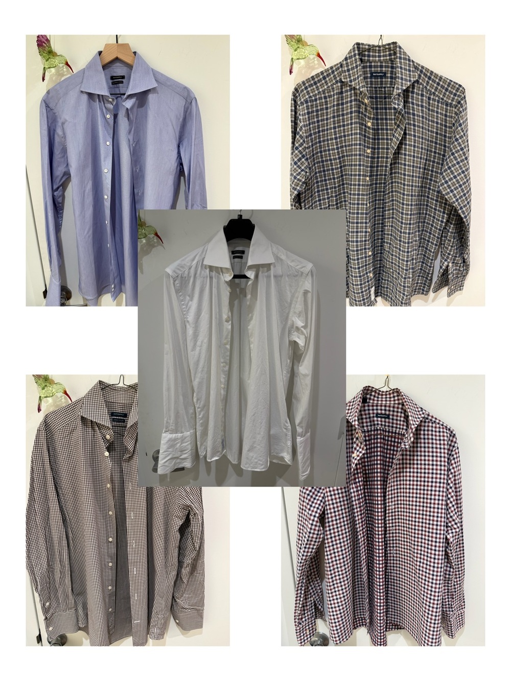 Suitsupply Dress Shirt Lot of 5 all 15 3/4